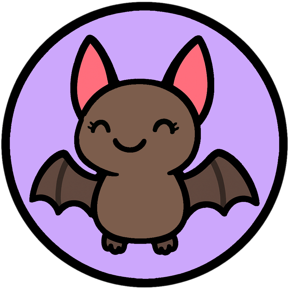 Hazel the microbat - patchO pal comfort companion for kids