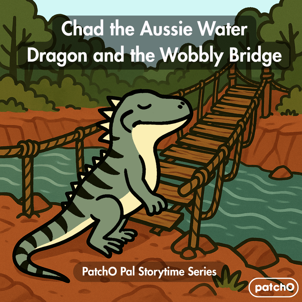 Chad the Water Dragon and the Wobbly Bridge – Audiobook - PatchO