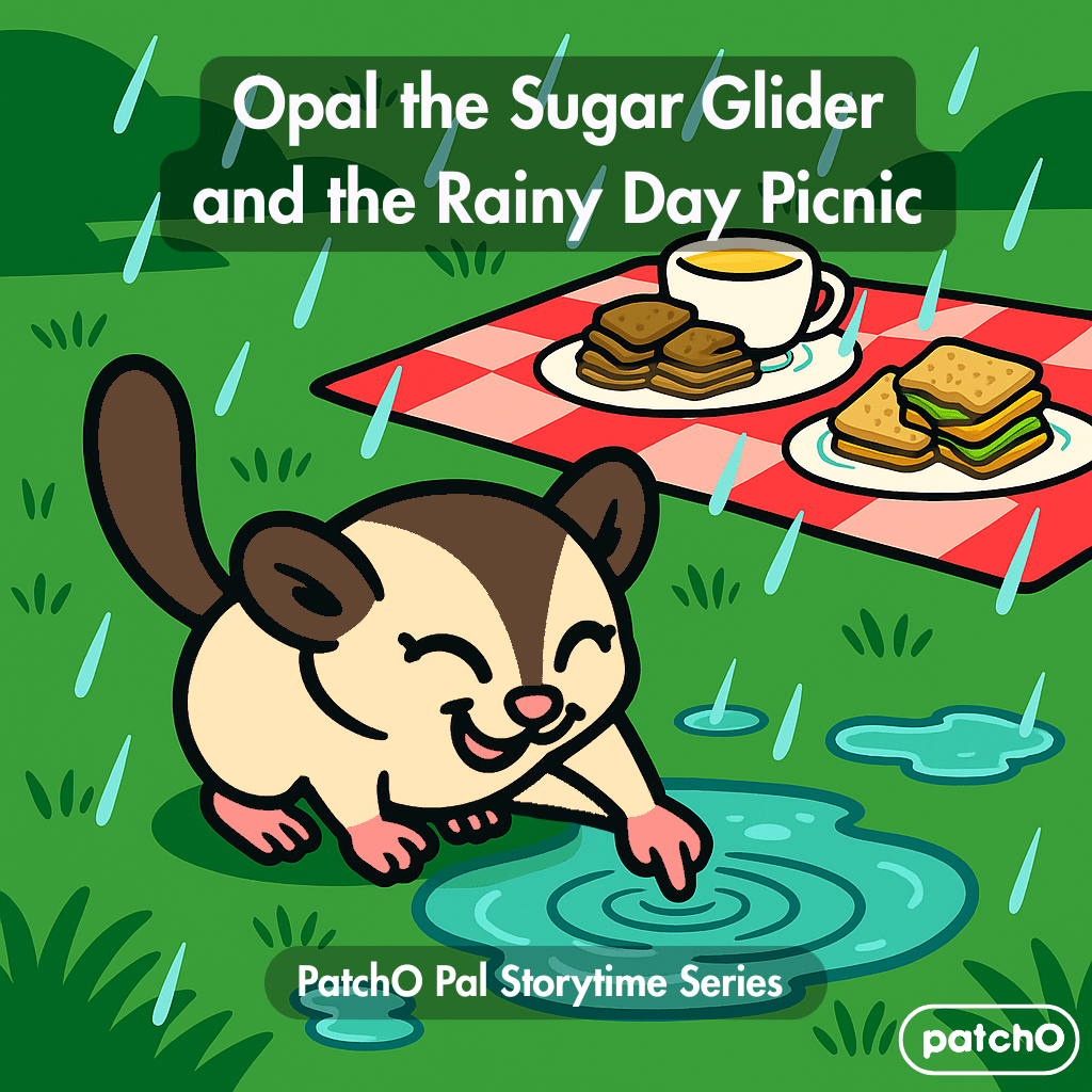 Opal the Sugar Glider and the Rainy Day Picnic – Audiobook - PatchO