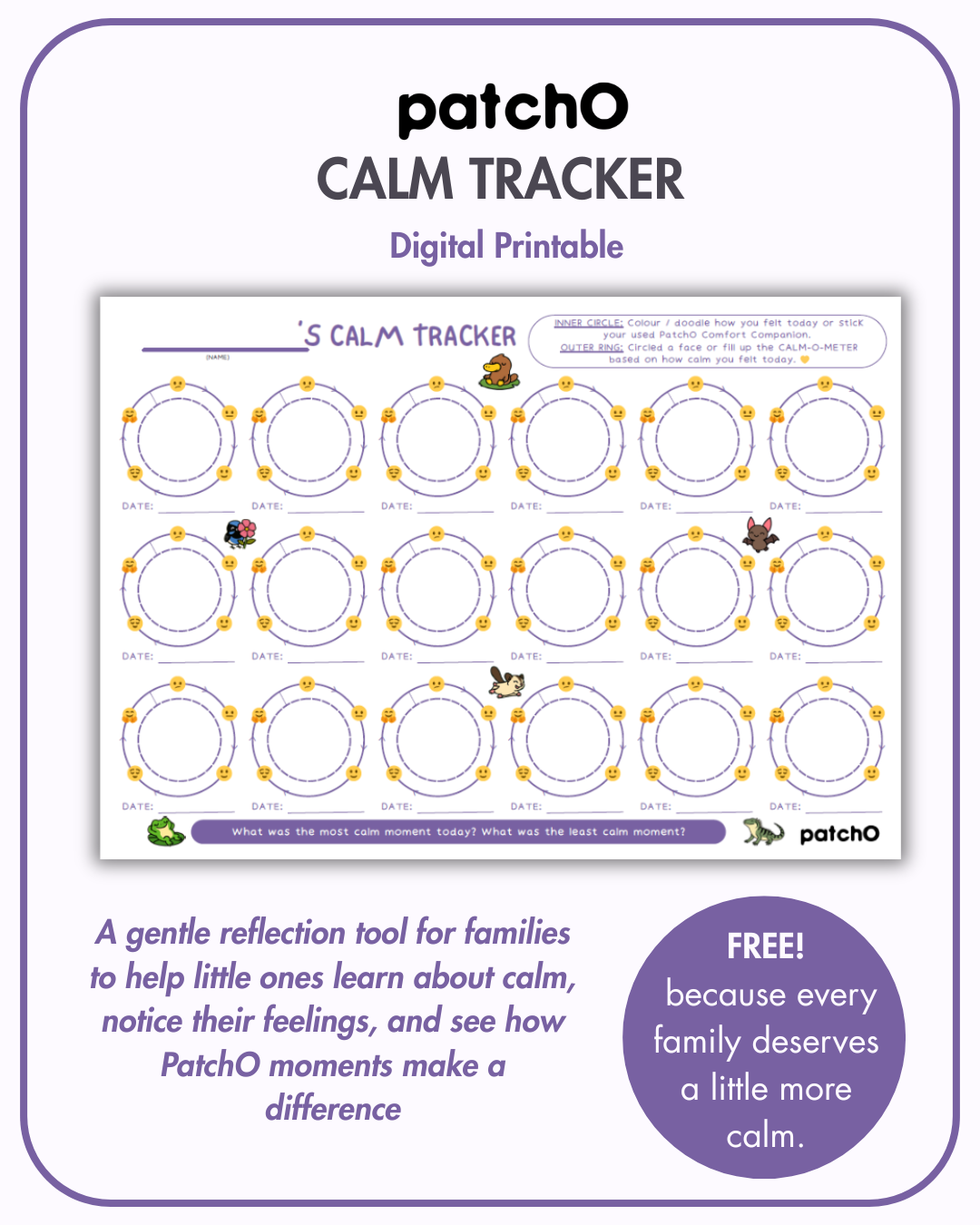 PatchO Calm Tracker